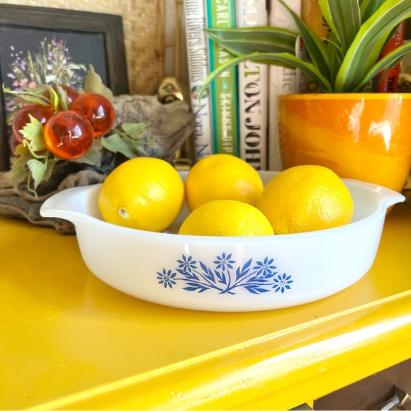 Fire King Other - Vintage Anchor Hawking Cornflower 429 Casserole Dish